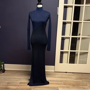 La Ligne shimmering knit Long Sleeve Dress